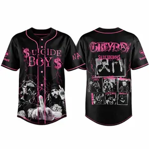 3D Print Greyday Tour 2026 Suicideboiz Baseball Jersey, G59 Baseball Shirt, Personalized City Morgue Merch Gift