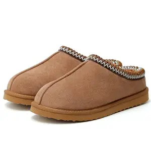 Women's Slippers Fuzzy Cozy Short Ankle Shoes Indoor and Outdoor Mules Furry Warm House Slippers for Woman Cute Fluffy Clogs