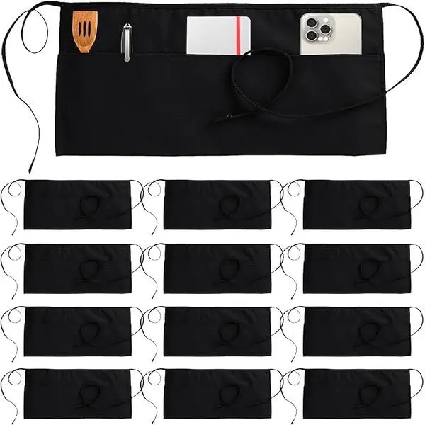 Black (Pack of 12), 24x12 Inches (Pack of 12)
