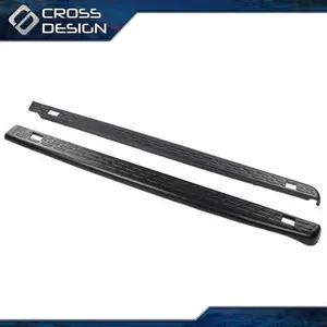 CROSSDESIGN 6'6" Bed Rail Caps Side Cover Protector Molding Fit For 2007-2013 Silverado 1500