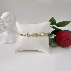 Valdiviajewery #1762 High Quality Laminated Heart Bracelet