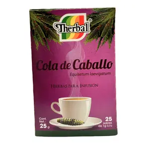 Therbal Cola de Caballo Tea (Horsetail) - 25 Tea Bags - Herbal Beverage