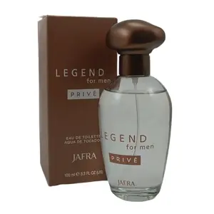 Jafra legend prive eau de toilettle for men 3.3 fl oz glass bottle and box