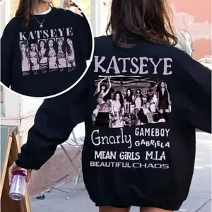 Katseye 2 Sided Unisex Sweatshirt, Katseye Kpop Hoodie, Katseye Beautiful Chaos Tshirt, Kpop Music Fan Gifts, Kpop Birthday, Unisex Sweater Pullover Tee