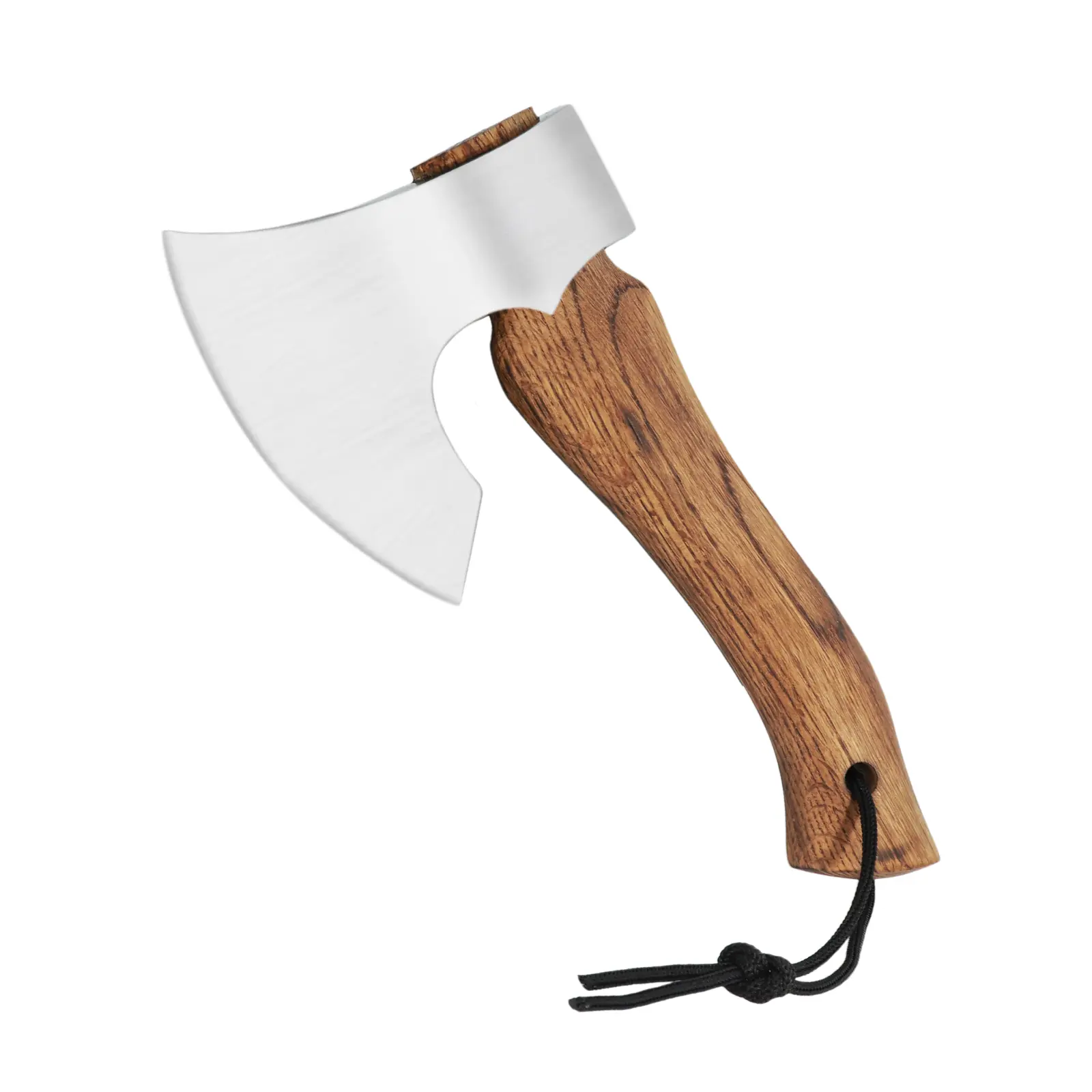 DESHIL 10" Camping Hatchet - 65 Manganese Steel Mini Hand Tool with Cowhide Sheath, Razor-Sharp for Outdoor Hiking, Survival & Wood Splitting