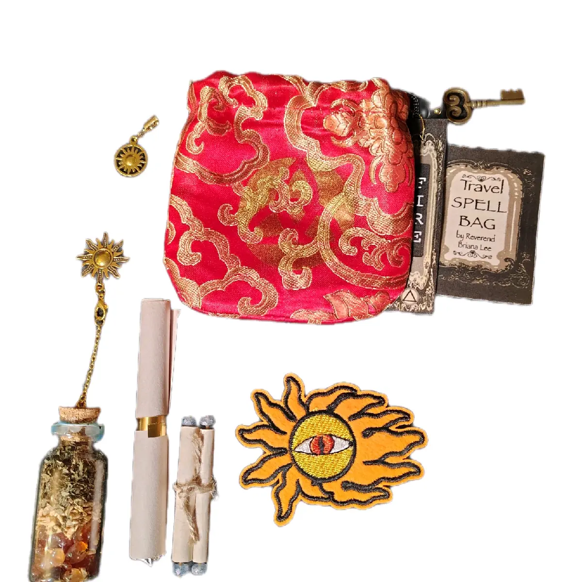 Magic to Go Element of Fire Spell Kit with Mini Candle, Spell Jar, and Carrying Case