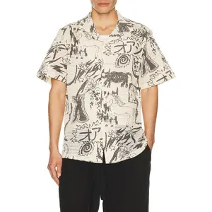 OAS Gensou Cuba Shirt in Ecru