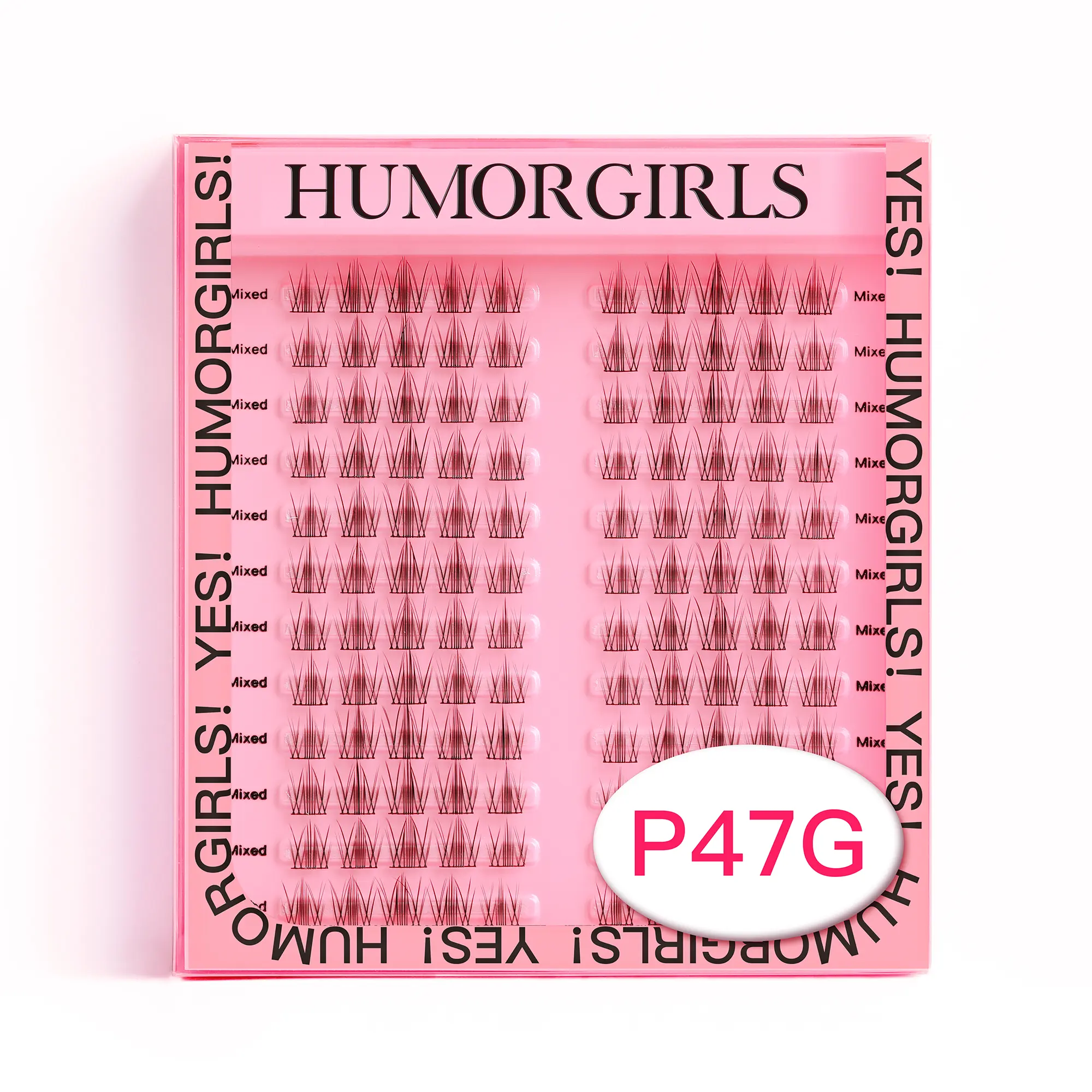 HUMORGIRLS P47G 120pieces  eyelashes DIY mermaid style lengthen soft eyelash