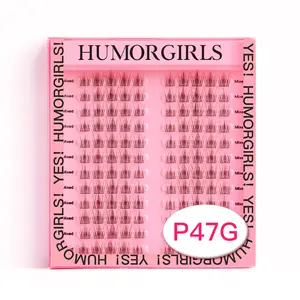 HUMORGIRLS P47G 120pieces  eyelashes DIY mermaid style lengthen soft eyelash