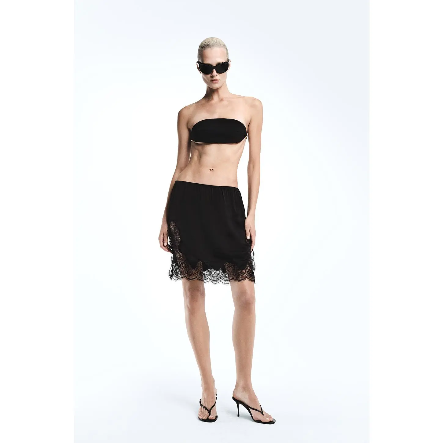 REVOLVE LOS ANGELES Alain Mini Skirt in Black