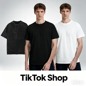 Men's Slim Fit Black Cotton Crewneck T-Shirt, Basic Everyday Casual Tee, Breathable Top