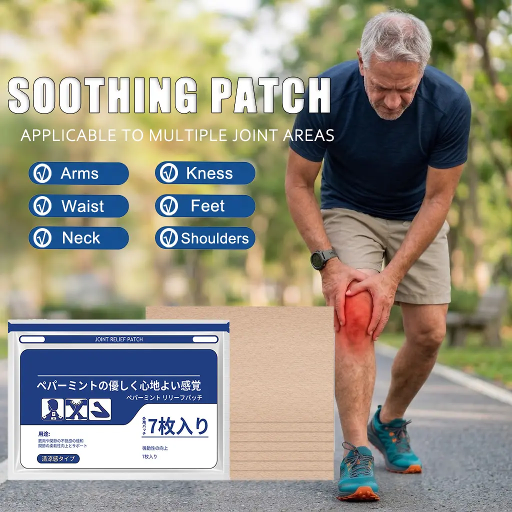 Botanical Extracts Heat Patches for Body Care, Daily Shoulder-Waist-Knee Pain Relief, Natural Long-Lasting Warmth Multi Pack (7 Pieces), Herbal Extracts
