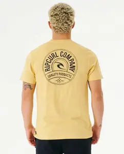 Rip Curl - Stapler Tee - Washed Yellow