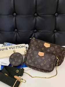 Pre-owned Louis Vuitton Monogram Canvas Shoulder Bags Poche Multi Pochette Accessoire 112096