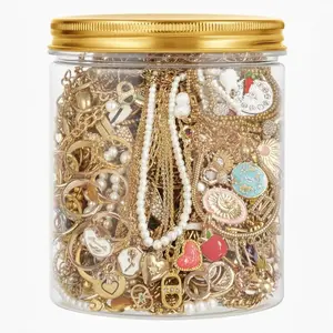 Lira Label Jewelry Jars Are Available in 10/15/20/30-piece Jewelry Sets, Featuring A Variety of Accessories with Diverse Styles, Easily Meeting Your Matching Needs.  (With A Jar).
