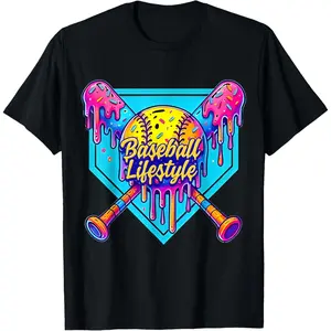 Baseball Life Style Drip Apparel Youth Drip Baseball Boy Kid T-Shirt