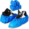 Disposable Shoe Covers, 100-Pack (50 Pairs) Waterproof, Dust-Proof, Non-Slip Blue Boot Covers for Protecting Shoes, Floors, Carpets – Home Supplies, Household Items for Home, Outdoor Use