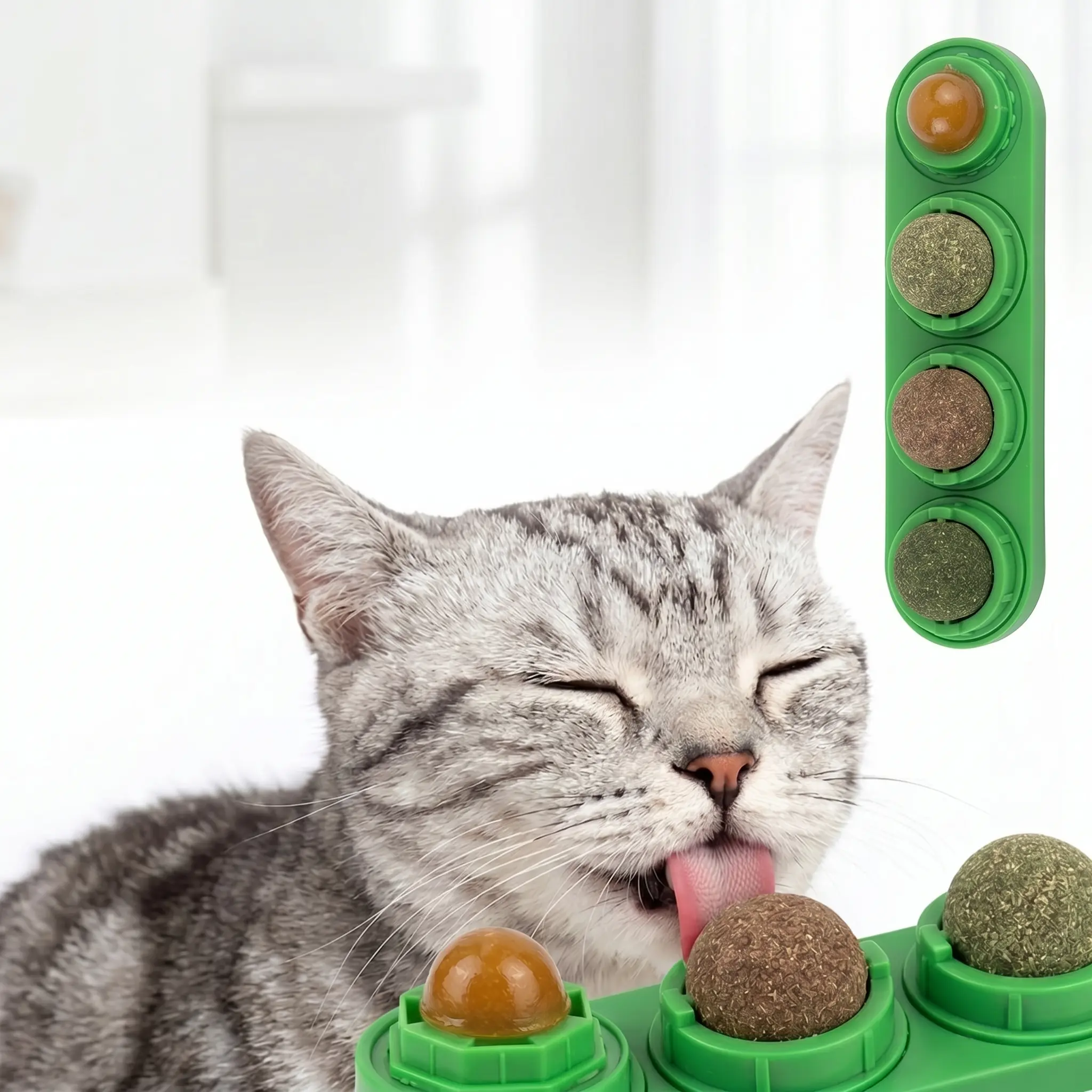best-selling pet catnip ball, cat spinning ball toy, cat snack lollipop, pet cat toy