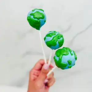 Planet Earth Day Cake Pops (12Pops)