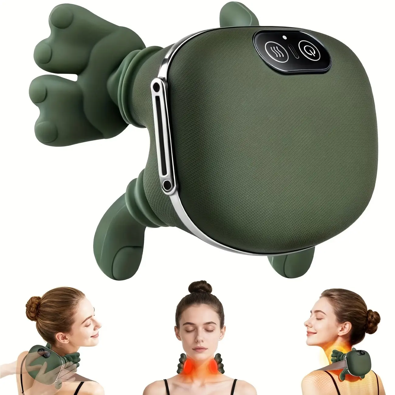 Hand Shoulder Neck Massager, Realistic Hand Massage, Heat Therapy, Finger Pressure, Rechargeable, Portable Massagers, Christmas Gift, New Year Gift, Valentine's Day Gift, Holiday Gift Massagers, USB Rechargeable Massagers