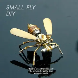 DIY Mechanical Steampunk Insect Model Kit, 3D Puzzle Assembly Set for Collecting Home Decor, Creative High Difficulty Handmade Art Gift