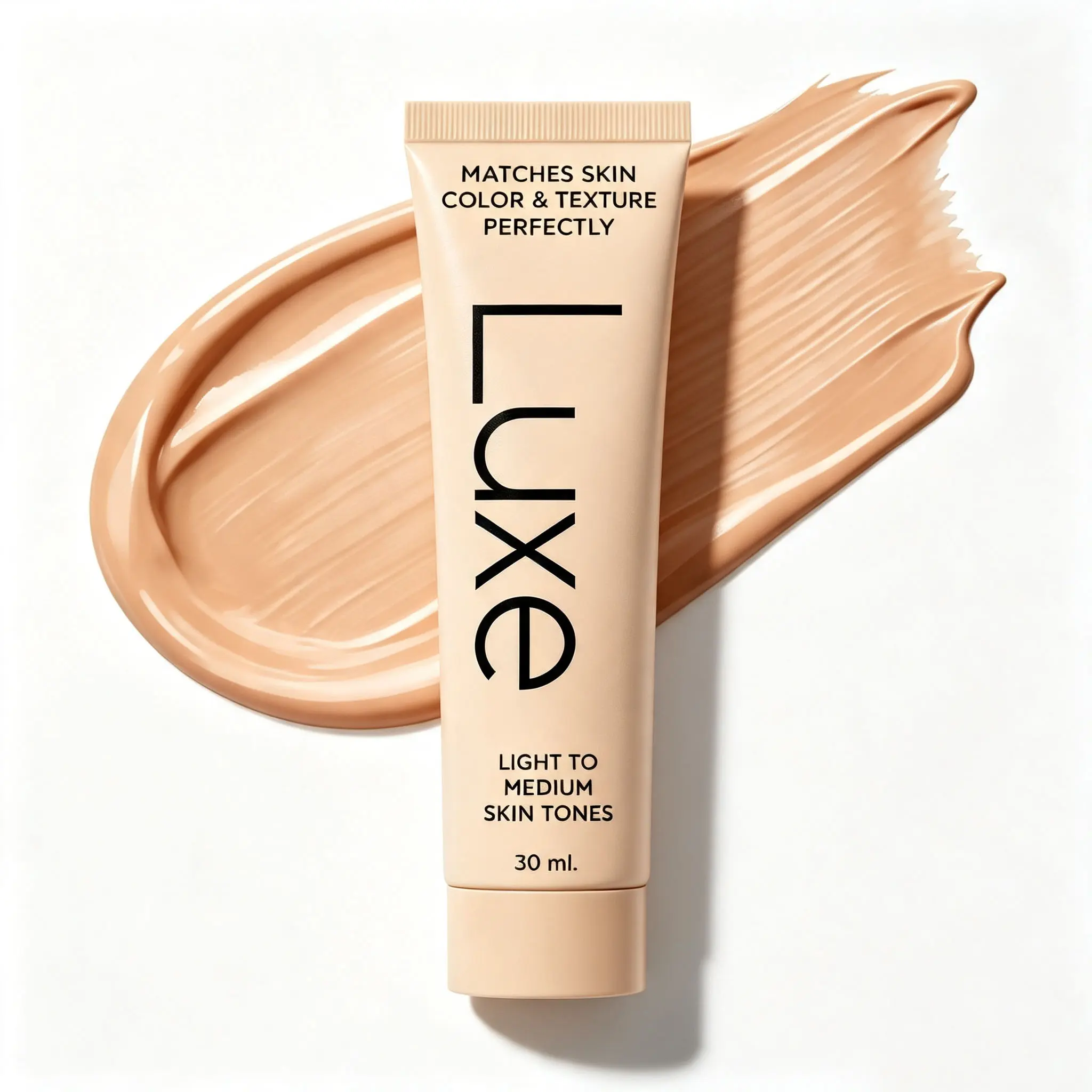 Luxe Color Adapting Liquid Foundation | Skin Tone Matching Makeup Base | Buildable Light to Medium Coverage | Natural Dewy Finish | Long Wear Face Makeup
