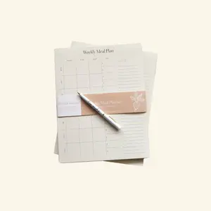 Weekly Meal Planner Notepad | Meal Planner + Grocery List