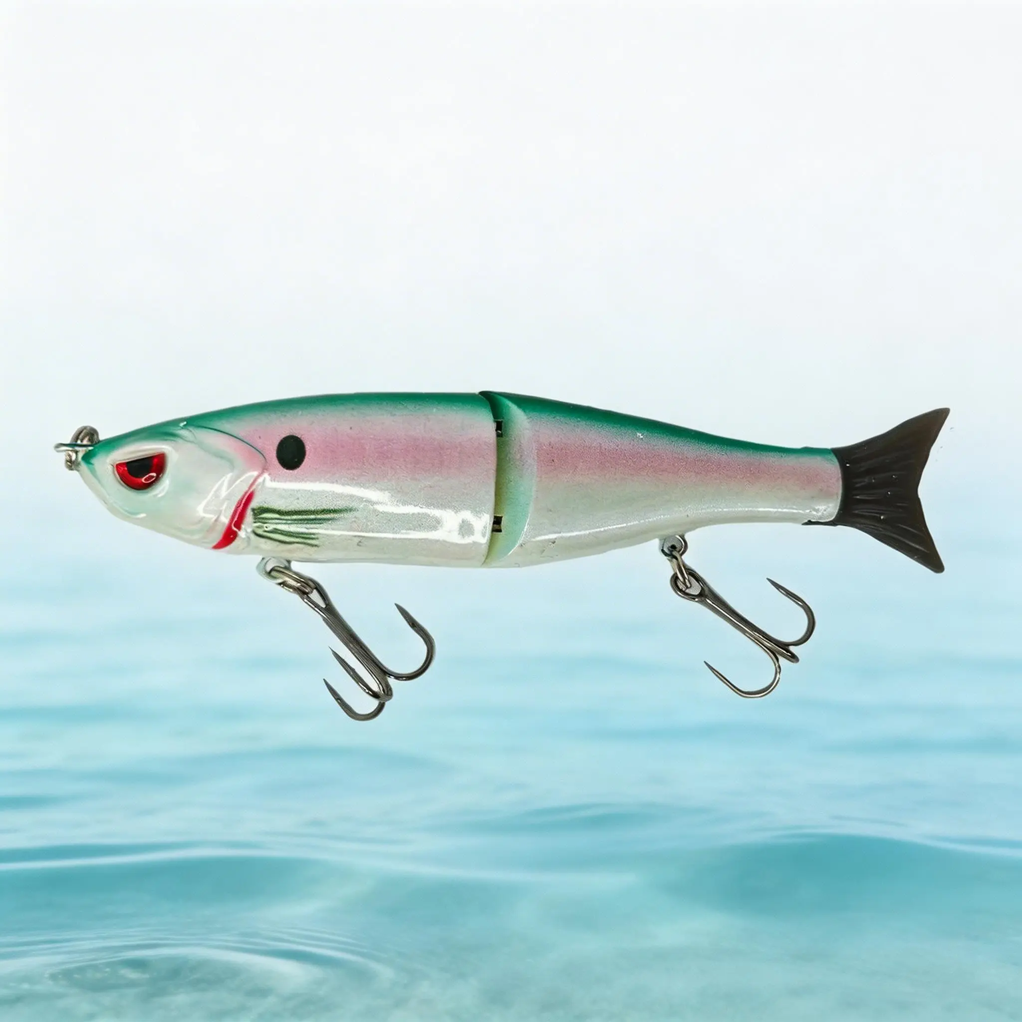 Bassdash Swimbaits 4.5in/0.65oz Pike Trout Glide Baits Minnow Hard Bass Fishing Lure. Glass minnow