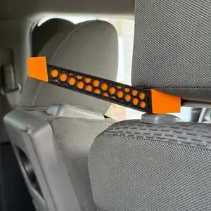 Headrest Bow Hanger with Rubber Insert -  Includes 4 Rubber Rings, 3D Printed with PETG & TPU Materials