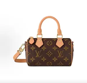Pre-owned Louis Vuitton Speedy Nano Monogram shoulder handle bag