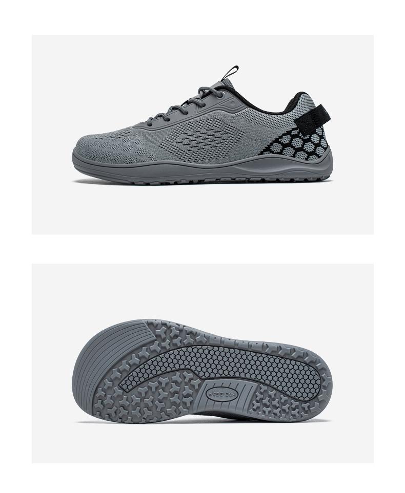 HOBIBEAR Minimalist Barefoot Shoes Wide-Last Zero-Drop Slip-Ons Unisex Trail Running Shoes