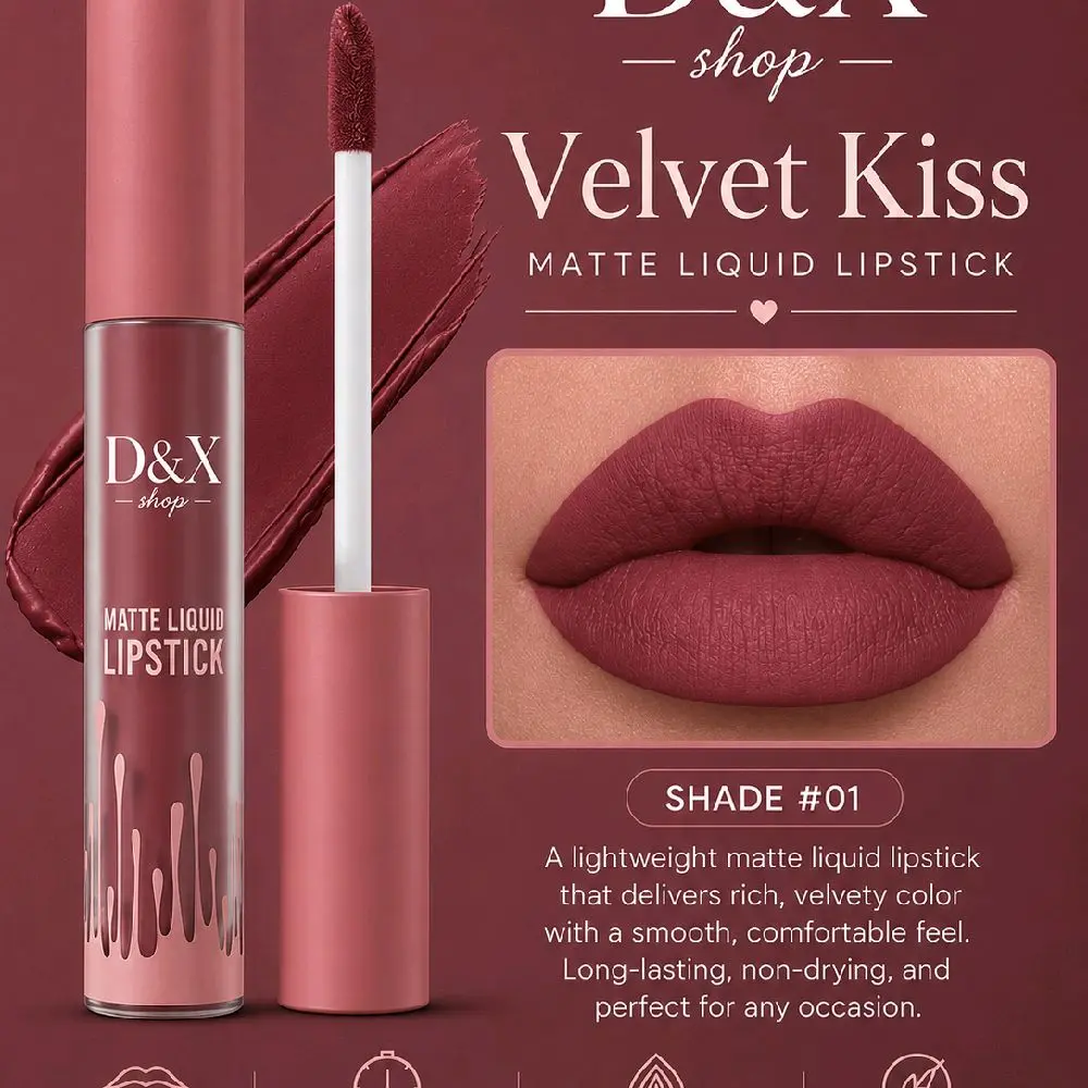 D&X Velvet Kiss  Lipstick