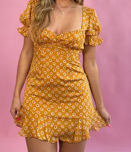 Just Because Floral Open Back Mini Dress