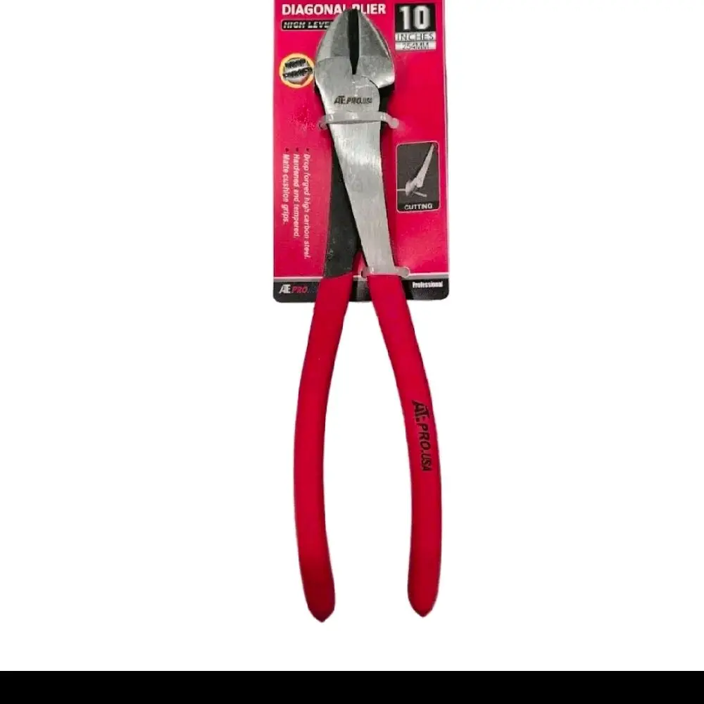 10-in Diagonal Pliers, Multi-Function Steel Pliers Set, Hardware Tool for General Repairs