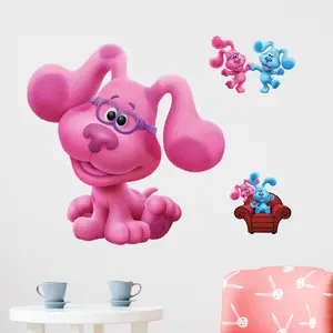 Wall Palz Blue's Clues Magenta Wall Decal 17" Tall Long Lasting Nickelodeon Officially Licensed USA Made for Kids Rooms