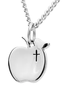 Women Teacher's Apple Necklace-Titus 2:7-8