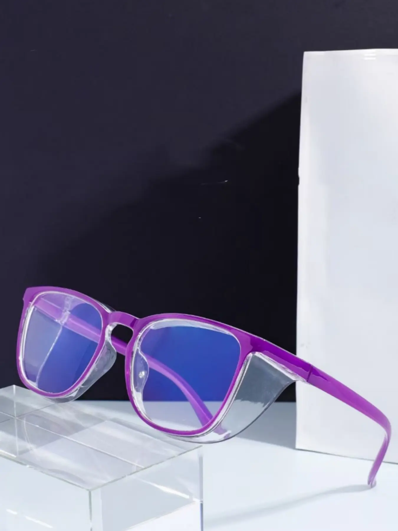 Comfortable Pollen-Resistant, Lightweight Durable Glasses, Colorful Candy Colors, Unisex Adjustable Eyewear, 1pcs, Ideal for Men and Women, Fashionable Frames Glasses, Fashion Frame Eyeglasses, Trendy Casual Eyeglasses, Casual Stylish Glasses