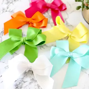 BOWnanza, Ready Made Bows for DIY Hair Clip Key Chain and Other Accessories