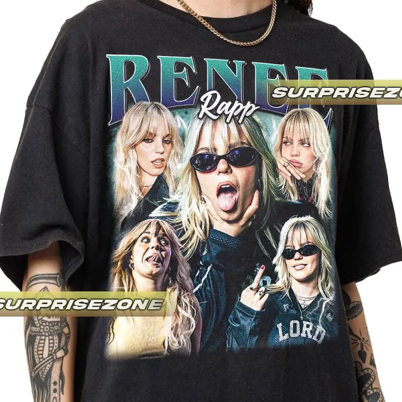 Renee Rapp American singer Unisex Softstyle Vintage Shirt, Gift For Woman and Man Unisex T-Shirt