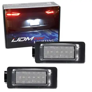 iJDMTOY 3W Full LED License Plate Light Kit For Nissan 2019/2020-up Altima Sentra Versa Rogue, Powered by 18-SMD Xenon White LED