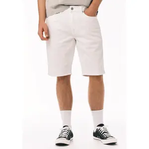 Slim Parker Men's Denim Shorts in White Rinse - BM22775