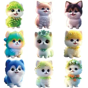 Cute Cat Heat Transfer Stickers DIY Fashion Iron-On Patterns, Decorative Embroidery Patches, Perfect for Sweatshirts, T-Shirts, Pillows, Jeans
