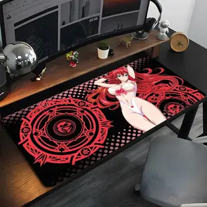 Rias Gremory High School DxD Mouse Pad High Quality Natural Rubber Mouse Pad The Most Professional Washable Laptop Mouse Pad Non Slip Mousepad Anime Mousepad