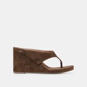 Dolce Vita HINNA WEDGES DK BROWN SUEDE