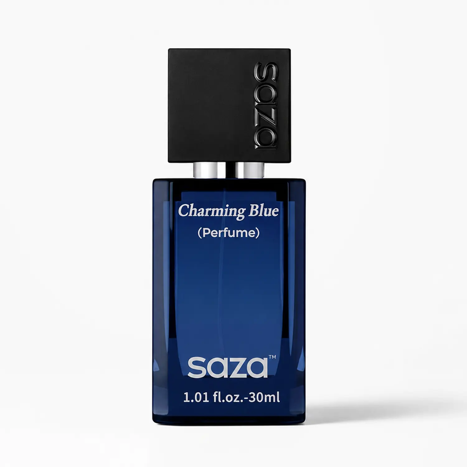 saza Charming Blue Perfume for Men | TikTok Viral Long-Lasting Men's Perfume, Premium Fresh Woody Fragrance, Modern Masculine Scent (1.01 fl.oz / 30ml)