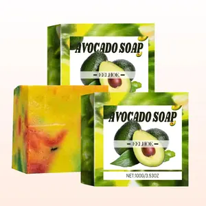 Avocado Moisturizing Bath Soap, Gentle Cleansing & Nourishing Body Wash Soap, Body Care Product for Women & Men