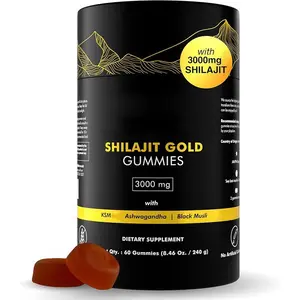 Shilajit Gummies,Pure Himalayan Shilajit for Men, Women,60 Gummy