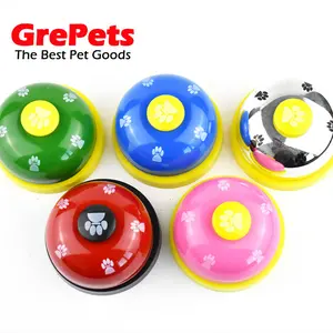 Pet Training Bell 2 Pack Dog Paw Print Doorbell Cat Ring, Ideal Pet Trainer Accessory, No Battery Required, Perfect for Dogs & Cats