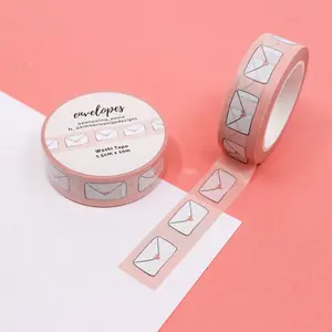 Snail Mail Love Letter Envelope Washi