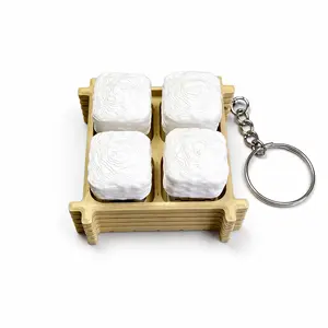 4-Key Clicker Fidget Keychain, Mini Keyboard Stress Relief Toy, Portable Fidget Clicker for Anxiety Relief,  Fidget Toy